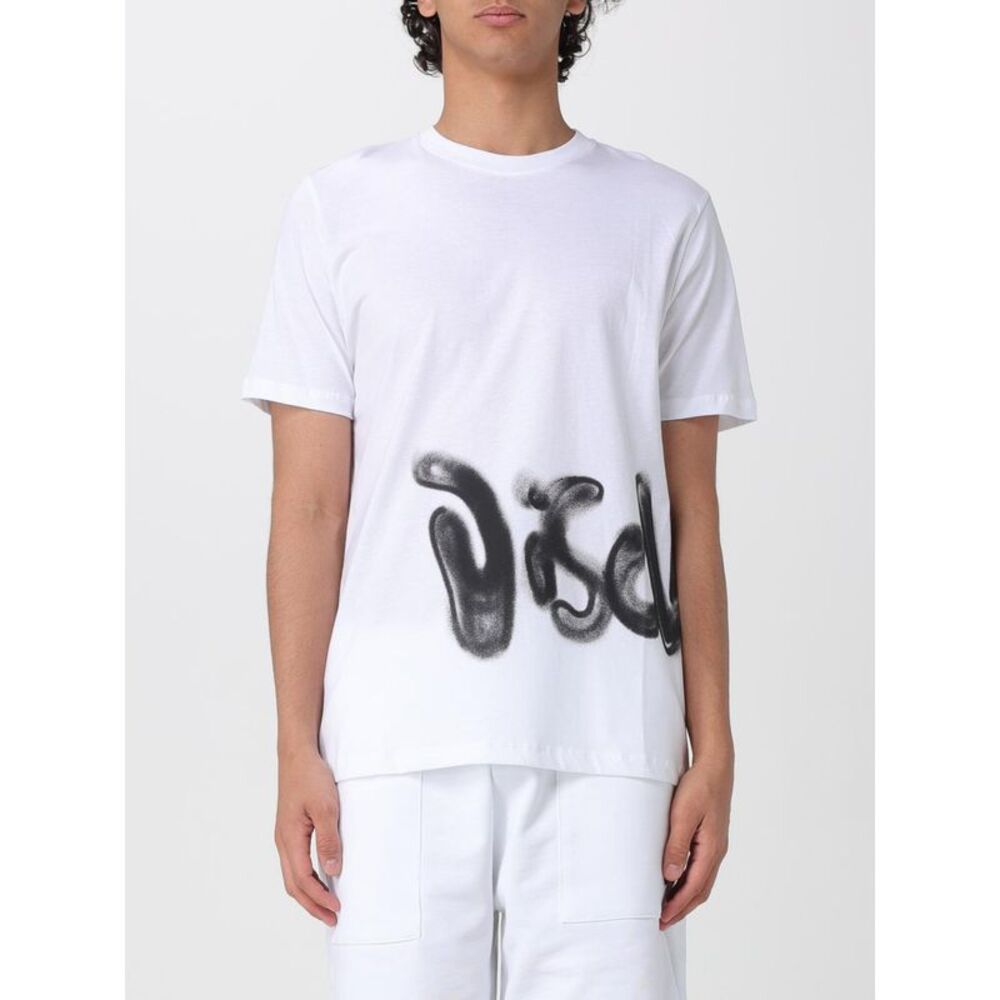 Disclaimer Men Disclaimer Cotton T-Shirt With Lettering Logo Print